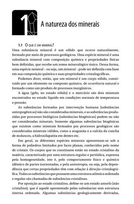 Minerais comuns e de importância econômica