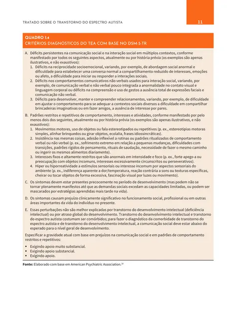 Tratado sobre o transtorno do espectro autista