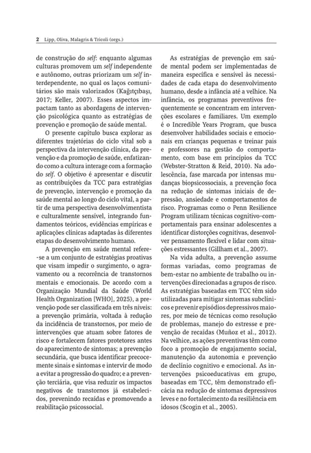 Prevenção e Intervenção no Ciclo Vital