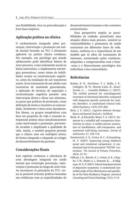 Prevenção e Intervenção no Ciclo Vital