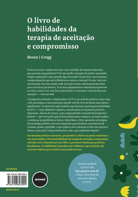 O Livro de Habilidades da Terapia de Aceitação e Compromisso