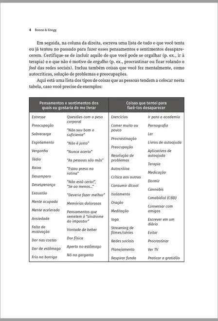 O Livro de Habilidades da Terapia de Aceitação e Compromisso