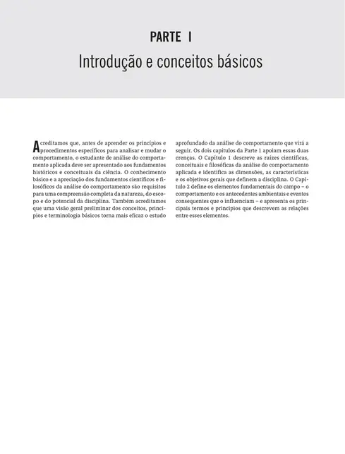 Análise do Comportamento Aplicada 3ed.