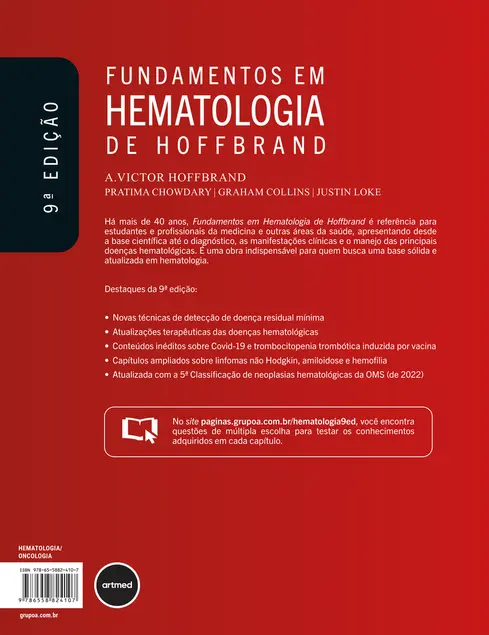 Fundamentos em hematologia de Hoffbrand 9ed.