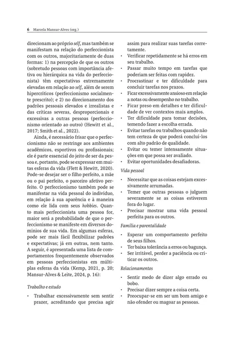 Perfeccionismo e Saúde