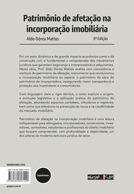 Patrimônio de Afetação na Incorporação Imobiliária 3ed.