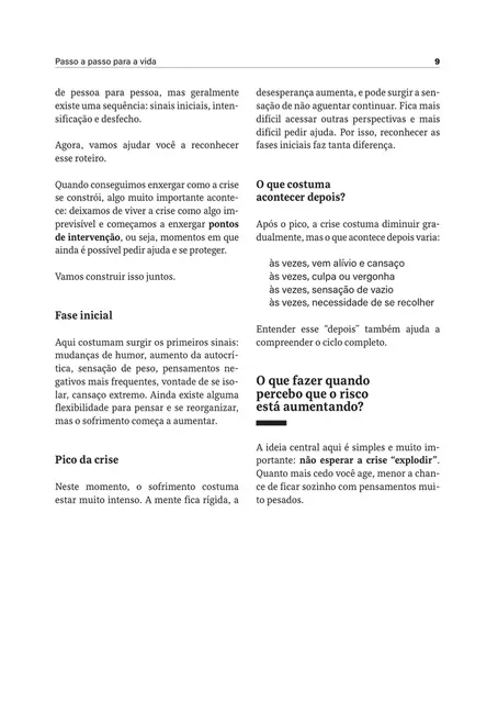 Passo a Passo para a Vida