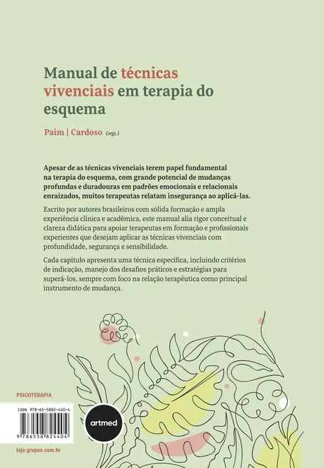Manual de Técnicas Vivenciais em Terapia do Esquema