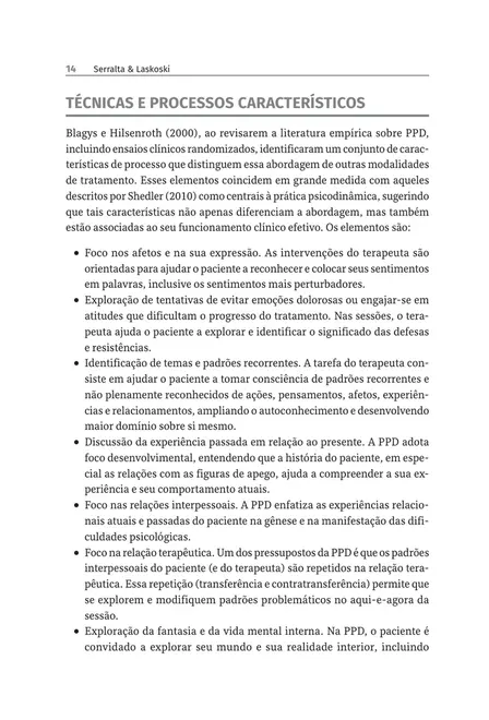 A Prática da Psicoterapia Psicodinâmica Baseada em Evidências