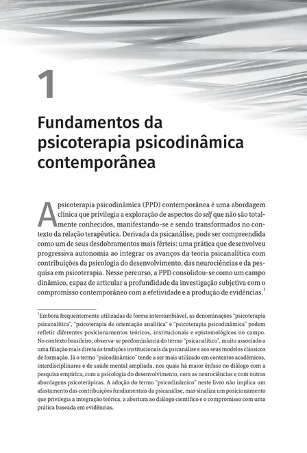 A Prática da Psicoterapia Psicodinâmica Baseada em Evidências