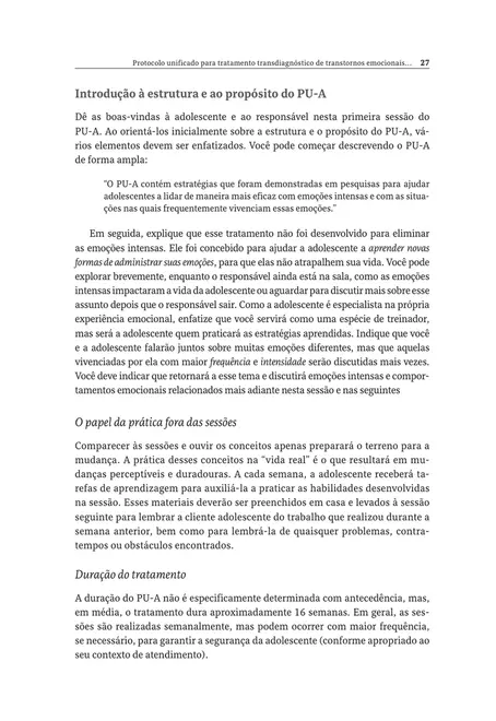 Protocolo Unificado para Tratamento Transdiagnóstico de Transtornos Emocionais em Crianças e Adolescentes