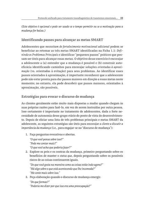 Protocolo Unificado para Tratamento Transdiagnóstico de Transtornos Emocionais em Crianças e Adolescentes