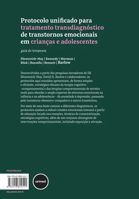 Protocolo Unificado para Tratamento Transdiagnóstico de Transtornos Emocionais em Crianças e Adolescentes