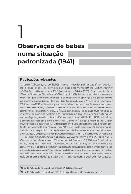 Lendo Winnicott