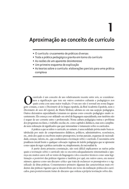 O Currículo