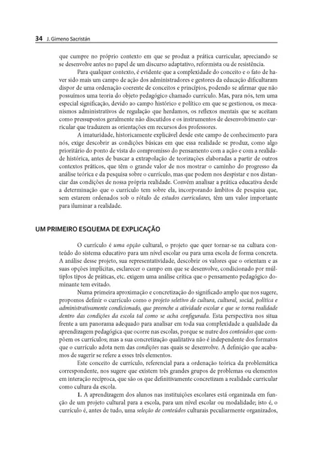 O Currículo