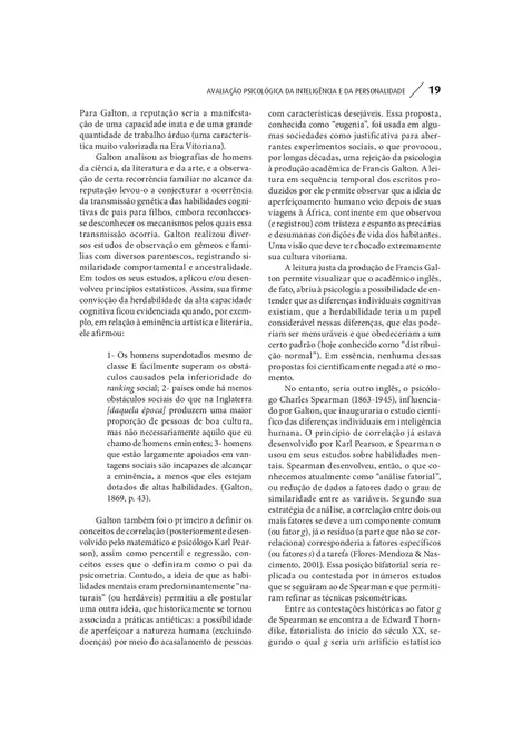 Avaliação Psicológica da Inteligência e da Personalidade