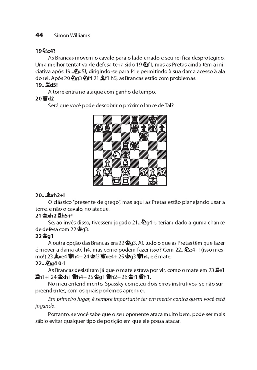  Como Vencer no Xadrez Rapidamente!: 9788563899569: Simon  Wiliams: Books