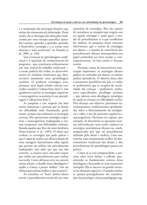Estratégias de Ajuda a Alunos com Dificuldade de Aprendizagem