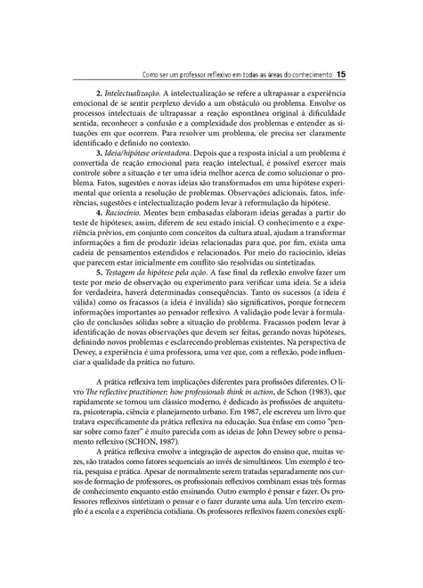 Como Ser um Professor Reflexivo em Todas as Áreas do Conhecimento