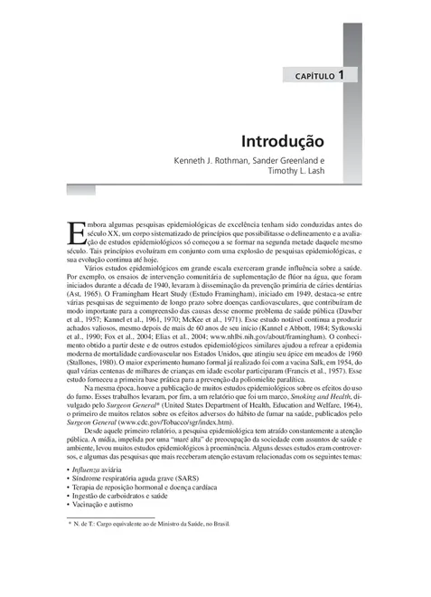 Epidemiologia Moderna
