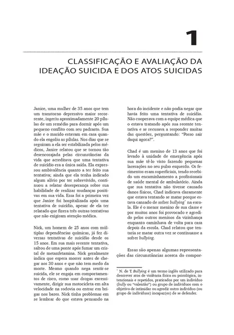 Terapia Cognitivo-Comportamental para Pacientes Suicidas