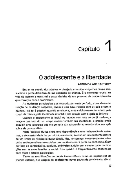 Adolescência Normal