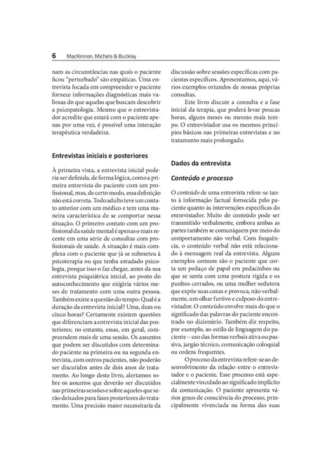 A Entrevista Psiquiátrica na Prática Clínica