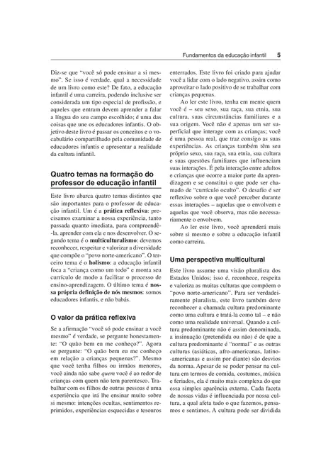 Fundamentos da Educação Infantil