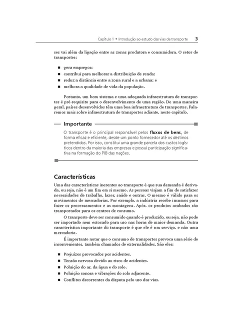 Vias de Transporte