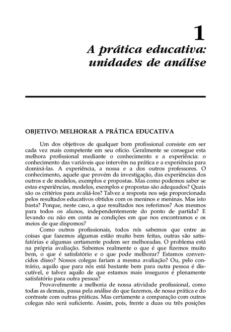 A Prática Educativa