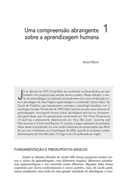 Teorias Contemporâneas da Aprendizagem