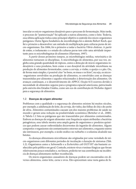 Microbiologia da Segurança dos Alimentos