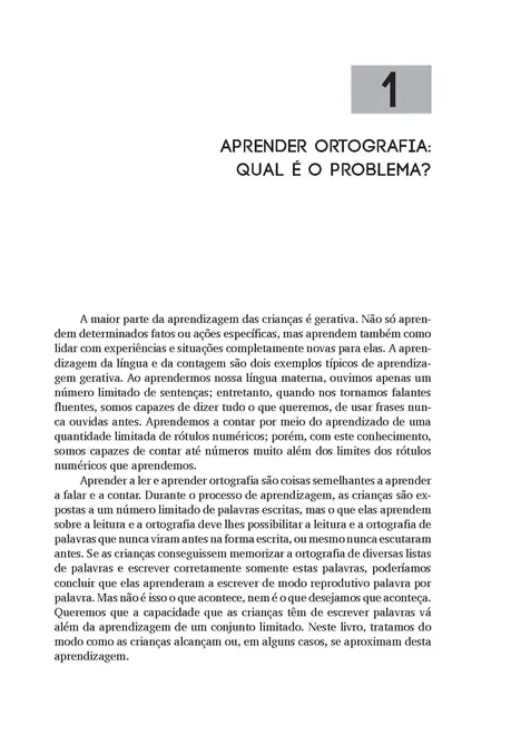 Leitura e Ortografia