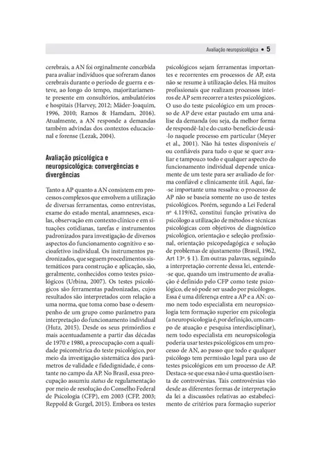 Avaliação Neuropsicológica