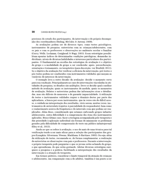 Terapia Cognitivo-Comportamental em Grupo para Crianças e Adolescentes