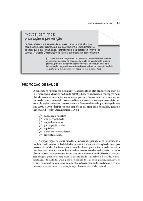 Saúde Mental na Escola