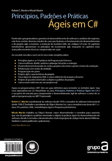 Princípios, Padrões e Práticas Ágeis em C#