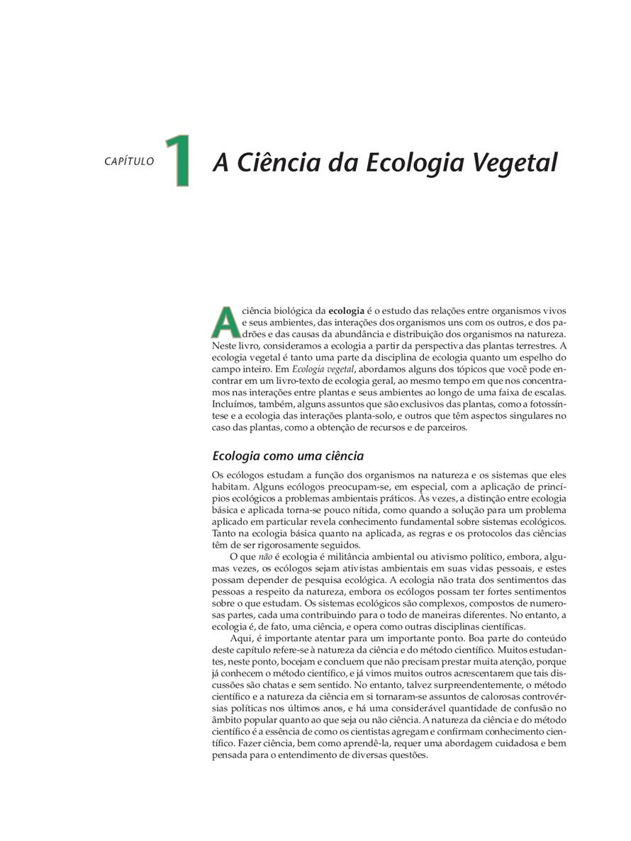 ecologia vegetal jessica gurevitch
