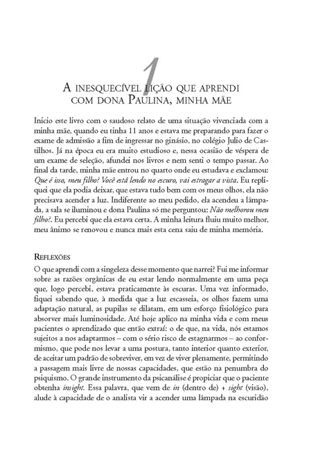 Vivências de um Psicanalista