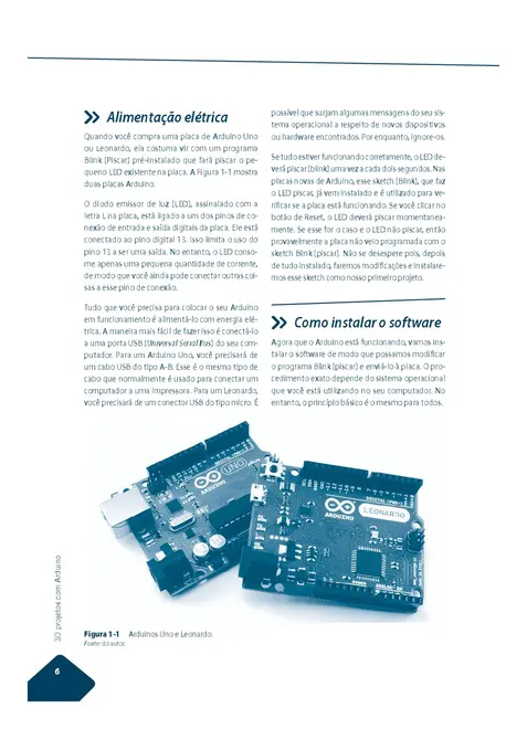 30 Projetos com Arduino