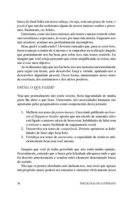 Psicologia do Cotidiano