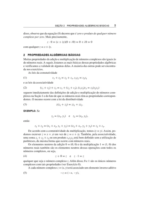 Variáveis Complexas e Aplicações