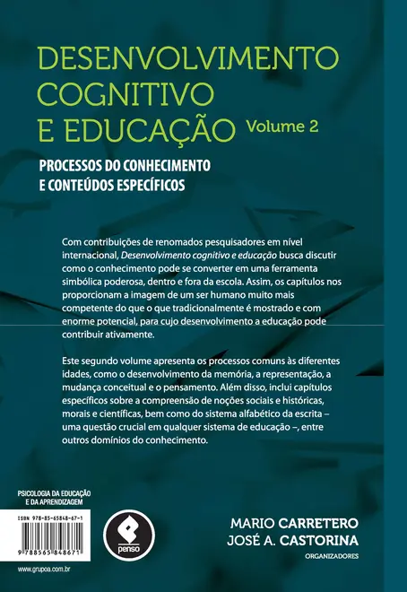 Desenvolvimento Cognitivo e Educação