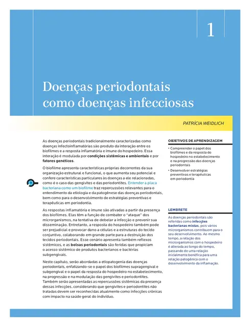 Periodontia Laboratorial e Clínica