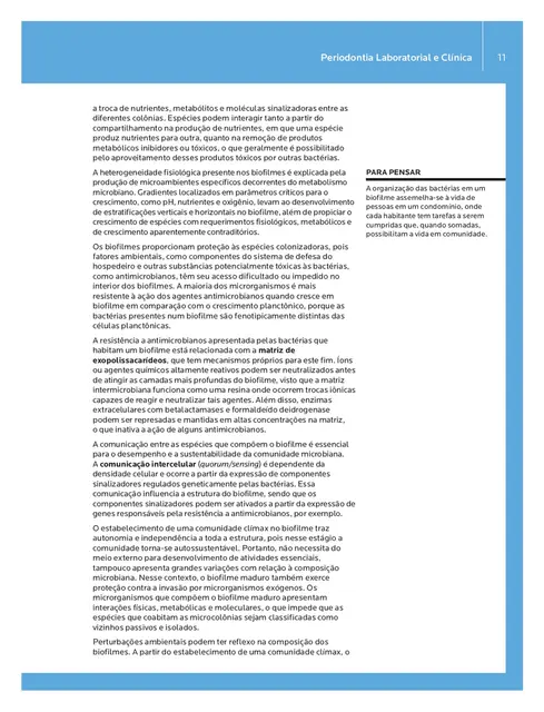 Periodontia Laboratorial e Clínica