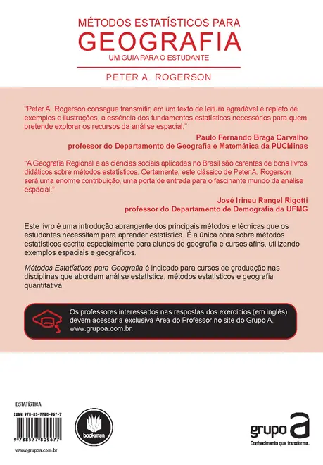 Métodos Estatísticos para Geografia