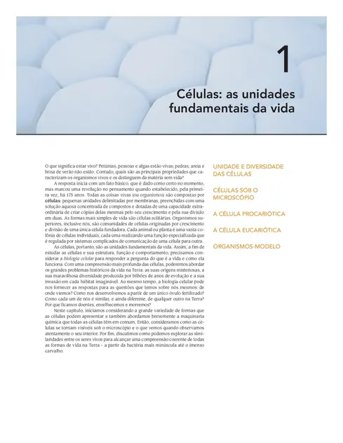 Fundamentos da Biologia Celular