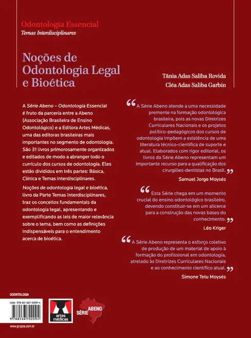 Noções de Odontologia Legal e Bioética