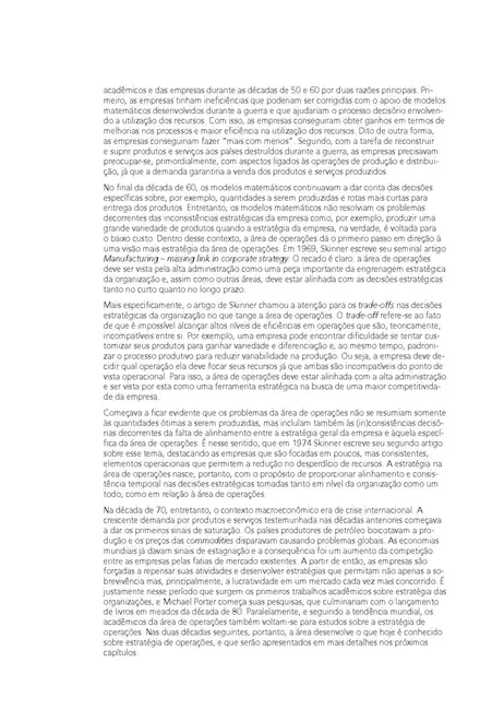 Estratégia de Produção